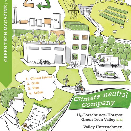 Climate neutral company, Green Tech Magazine - Kunde: Green Tech Cluster Styria